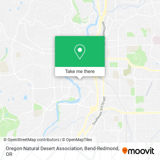 Oregon Natural Desert Association map