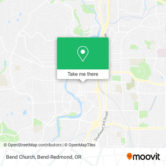 Bend Church map