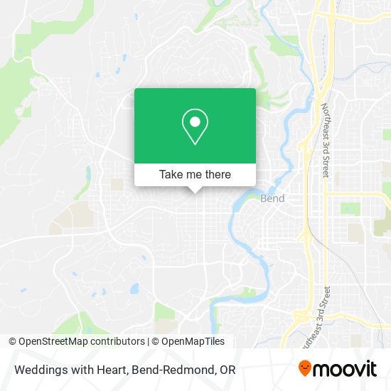 Weddings with Heart map