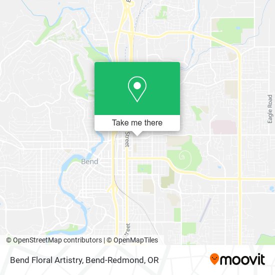 Bend Floral Artistry map