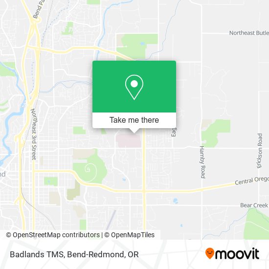 Badlands TMS map