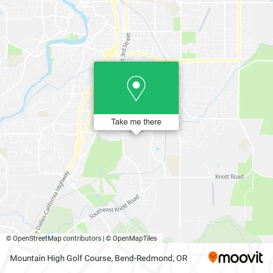 Mountain High Golf Course map