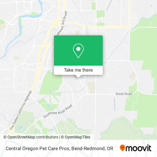 Mapa de Central Oregon Pet Care Pros