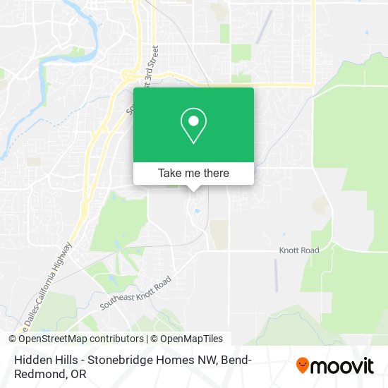 Hidden Hills - Stonebridge Homes NW map