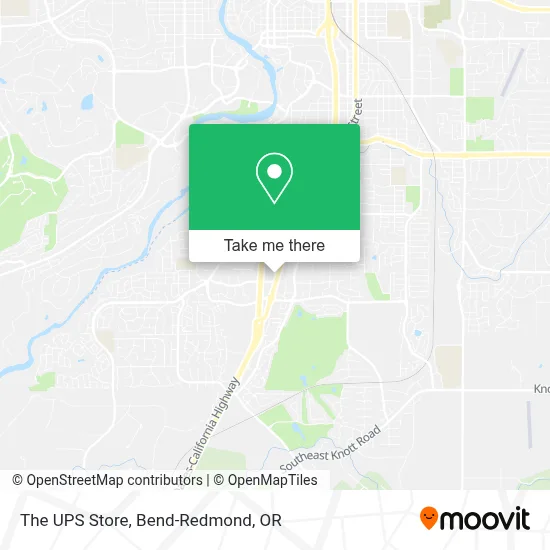The UPS Store map