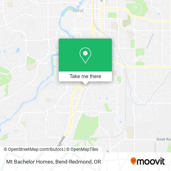 Mt Bachelor Homes map