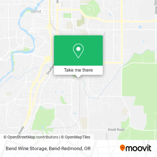 Bend Wine Storage map