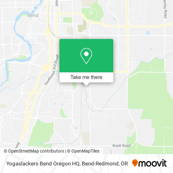 Mapa de Yogaslackers Bend Oregon HQ