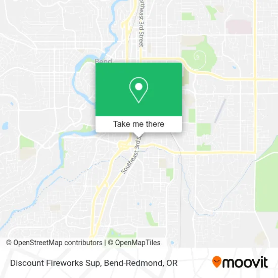 Discount Fireworks Sup map
