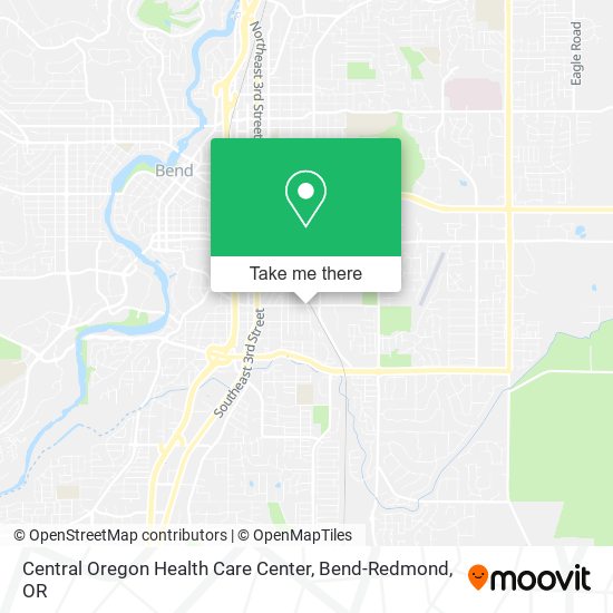 Central Oregon Health Care Center map