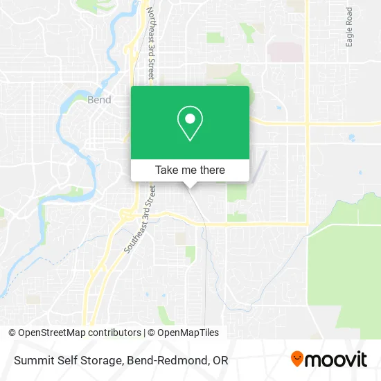 Summit Self Storage map