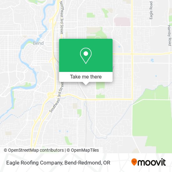 Mapa de Eagle Roofing Company