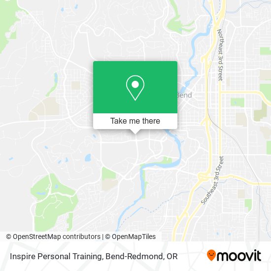 Inspire Personal Training map