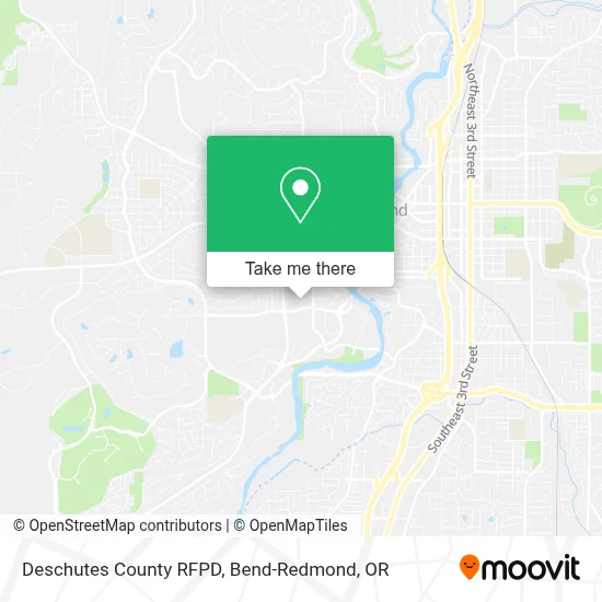 Deschutes County RFPD map