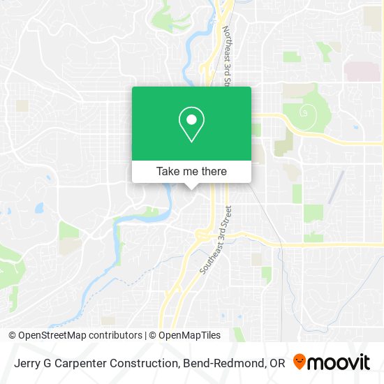 Jerry G Carpenter Construction map