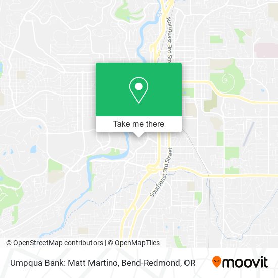Umpqua Bank: Matt Martino map