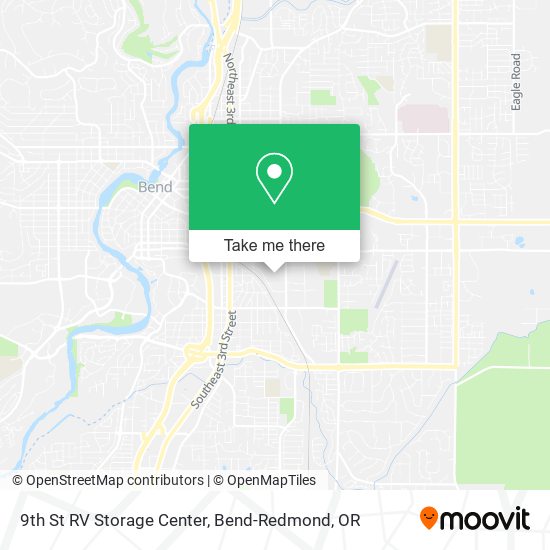 9th St RV Storage Center map