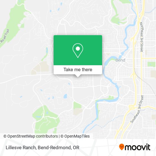 Lillesve Ranch map