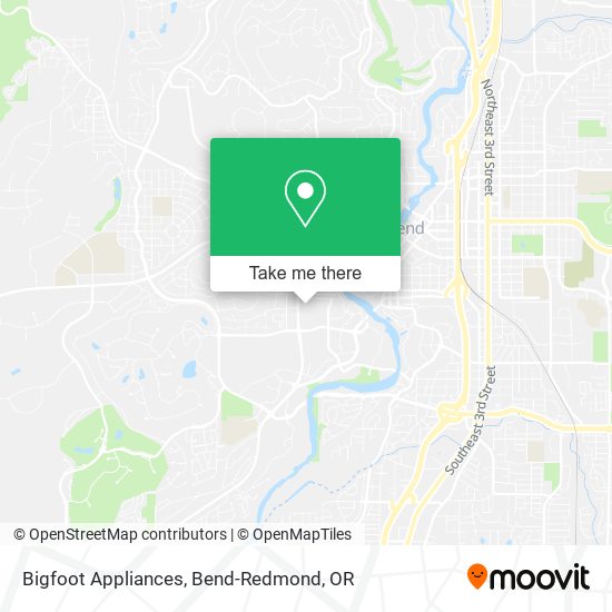 Bigfoot Appliances map