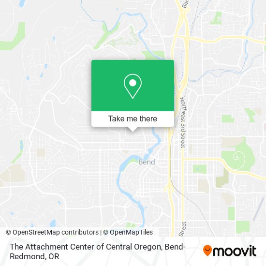 The Attachment Center of Central Oregon map