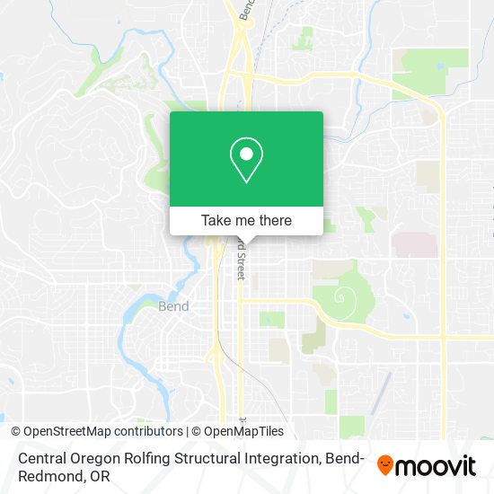 Mapa de Central Oregon Rolfing Structural Integration