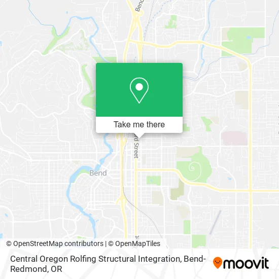 Central Oregon Rolfing Structural Integration map