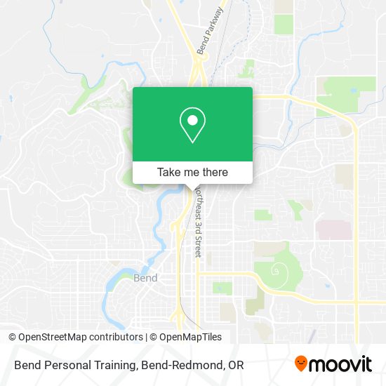 Mapa de Bend Personal Training