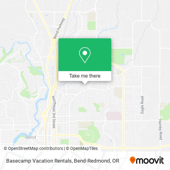 Basecamp Vacation Rentals map