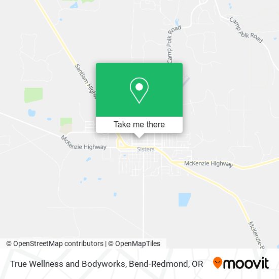 True Wellness and Bodyworks map