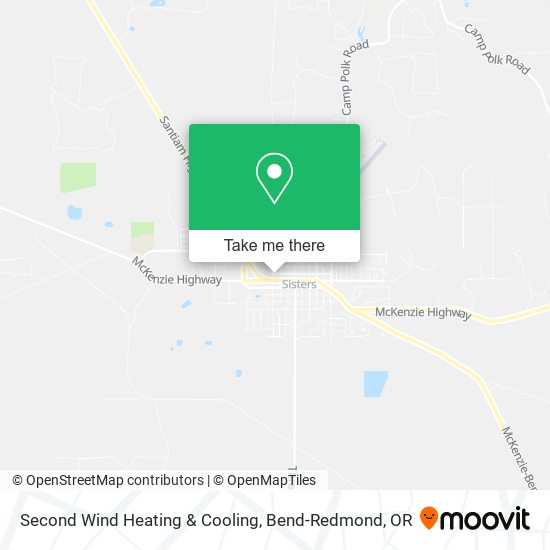 Second Wind Heating & Cooling map