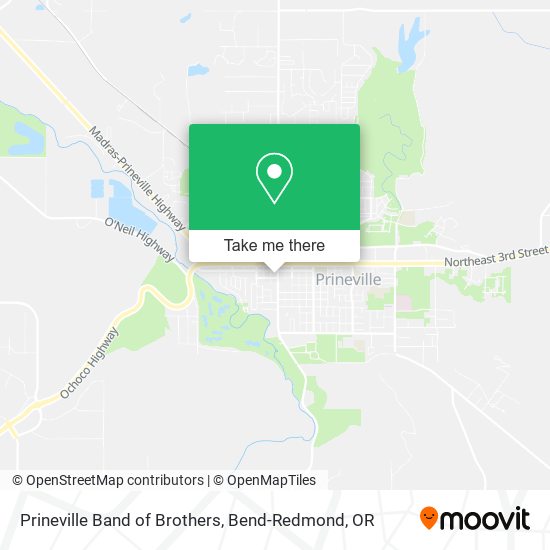 Prineville Band of Brothers map