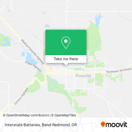 Mapa de Interstate Batteries