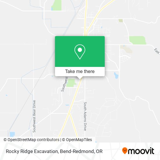 Rocky Ridge Excavation map