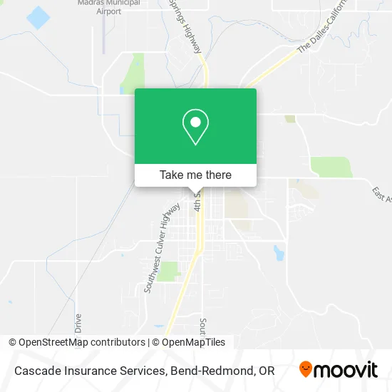 Cascade Insurance Services map