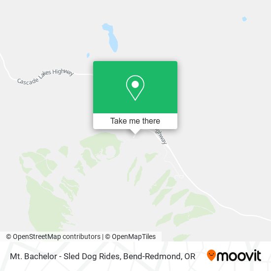 Mt. Bachelor - Sled Dog Rides map