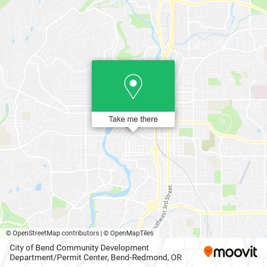 City of Bend Community Development Department / Permit Center map