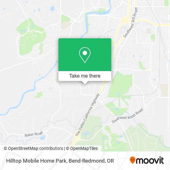Hilltop Mobile Home Park map