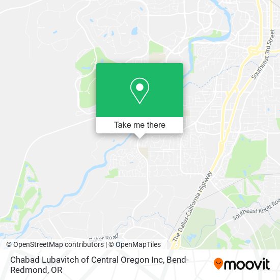 Chabad Lubavitch of Central Oregon Inc map