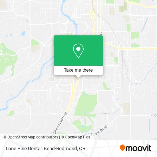 Lone Pine Dental map