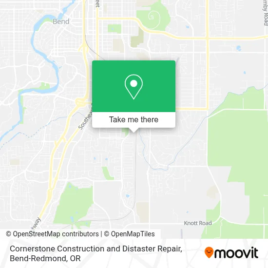 Cornerstone Construction and Distaster Repair map