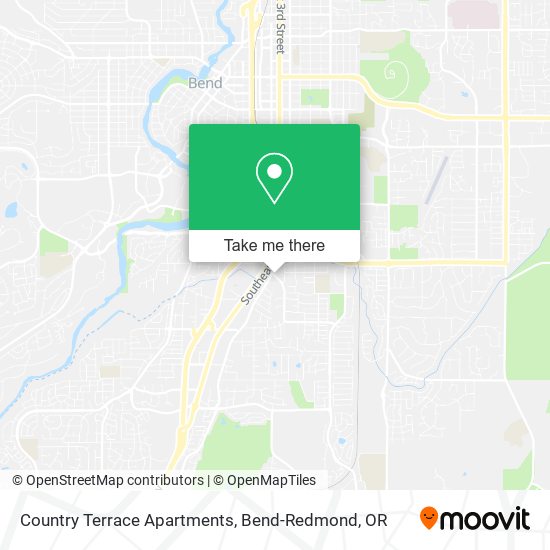 Country Terrace Apartments map