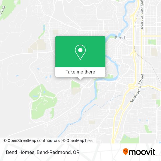 Bend Homes map