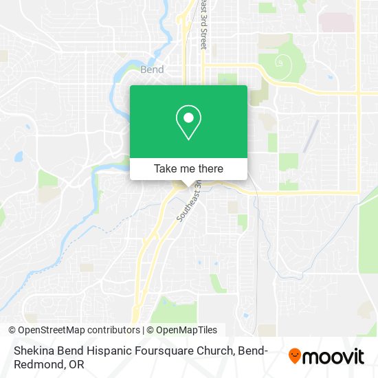 Shekina Bend Hispanic Foursquare Church map