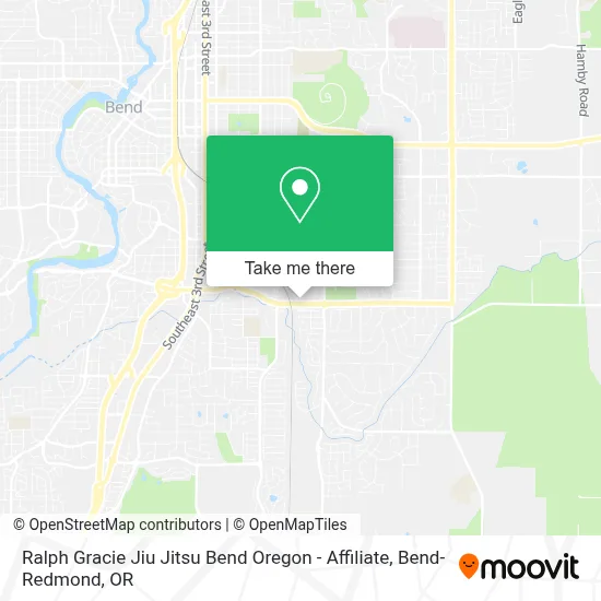 Ralph Gracie Jiu Jitsu Bend Oregon - Affiliate map