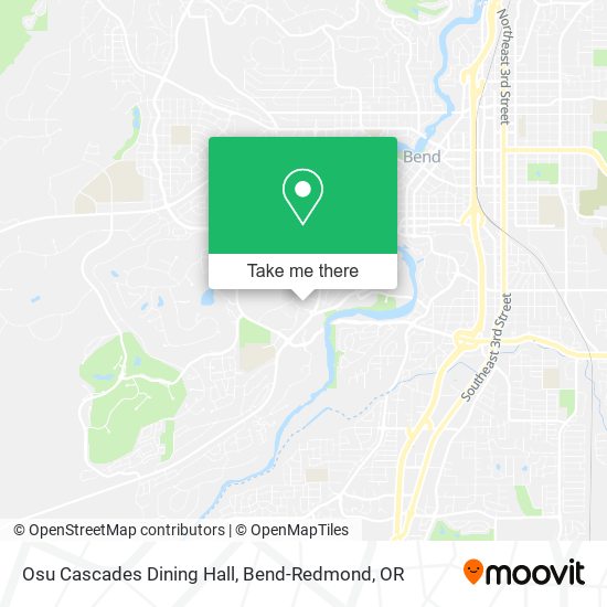 Osu Cascades Dining Hall map