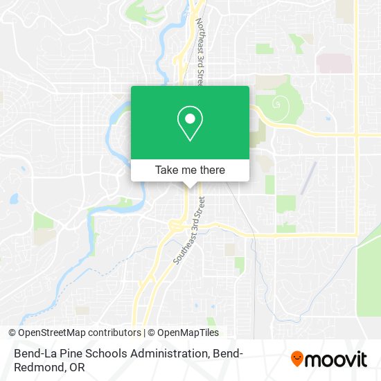 Bend-La Pine Schools Administration map
