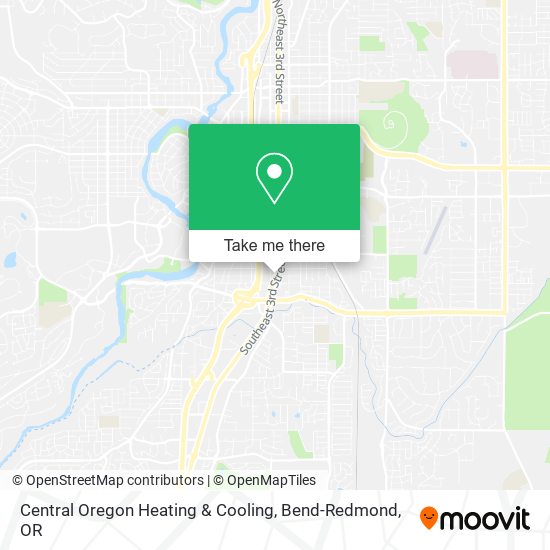 Central Oregon Heating & Cooling map