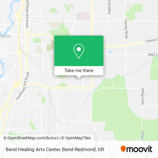 Bend Healing Arts Center map