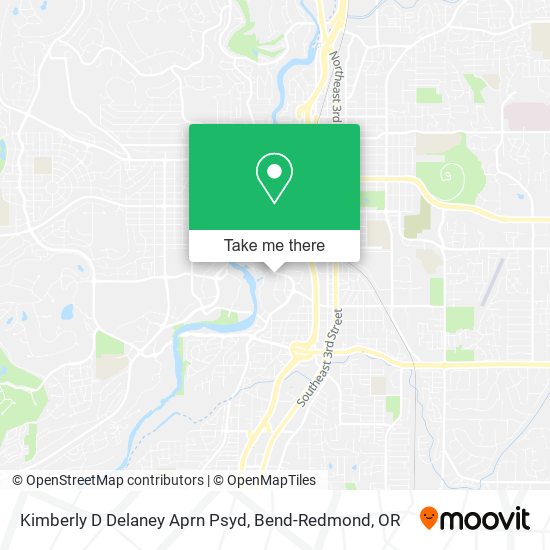 Kimberly D Delaney Aprn Psyd map