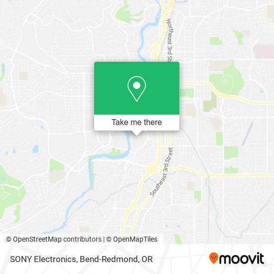 SONY Electronics map